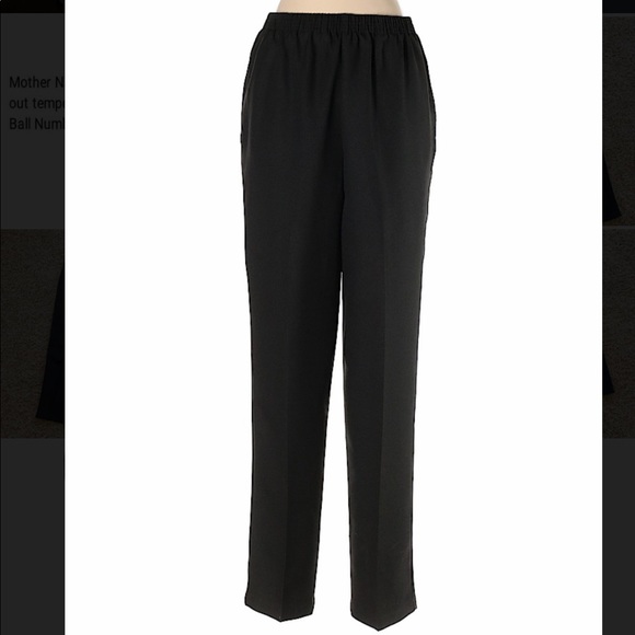 High Waisted Black Dress Pants - Picture 3 of 4